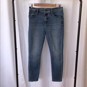 Loft Modern High Waist Skinny Ankle Jeans